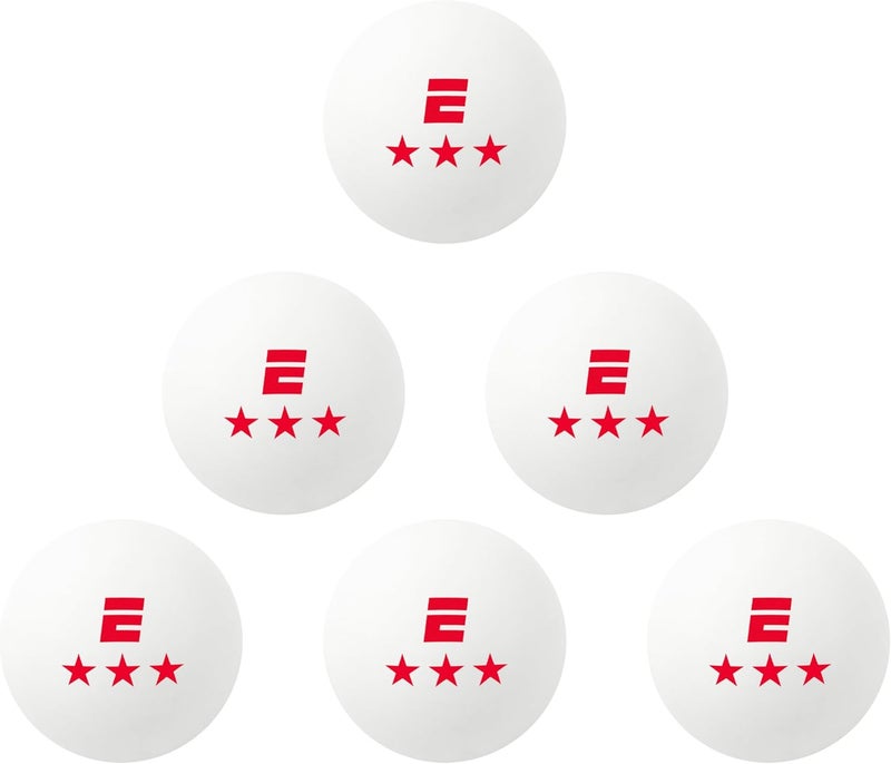 ESPN 3 Star Ping Pong Balls (Set of 6) - Table Tennis Balls Ideal for Kids Games, Family Games, and Game Night, Ideal Stocking Stuffers - Image 1